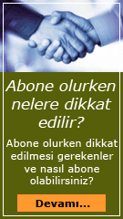 Abone olmadan önce...