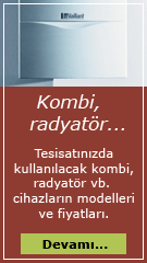 Kombi, radyatör vb. model ve fiyatları